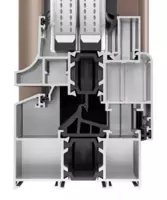  Алюминиевые двери  витражи  Термо двери  Перегородки Imzo Rohat