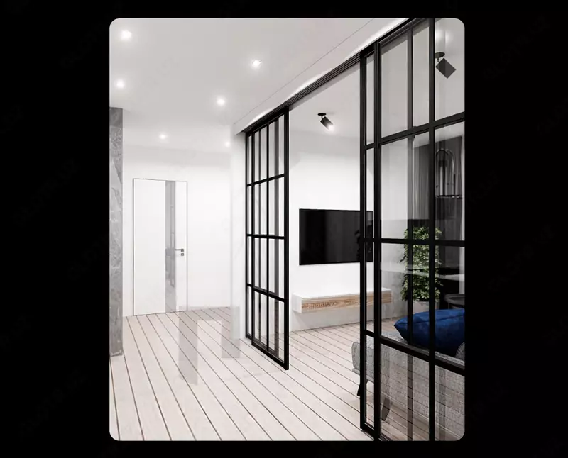 Межкомнатная перегородка раздвижная