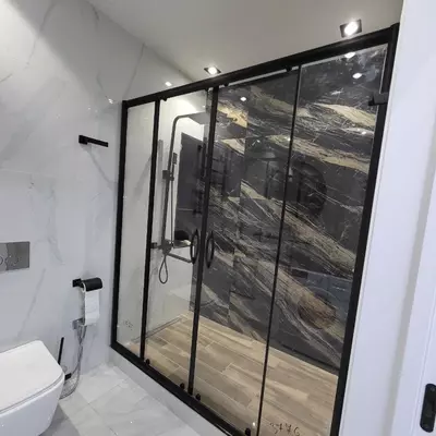 Стеклянные перегородки. Душ кабины. Лофт двери. Раздвижные двери - 1 429 485.6 so'm / kv.mdan