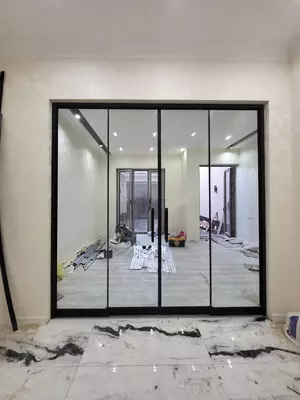 Suriluvchi shisha eshiklar Zamonaviy va estetik dizayn Mustahkam va xavfsiz estetik dizayn