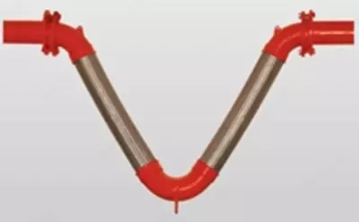 Металлические сильфонные компенсаторы Omega-Flex V-Flex Сварная горловина (X