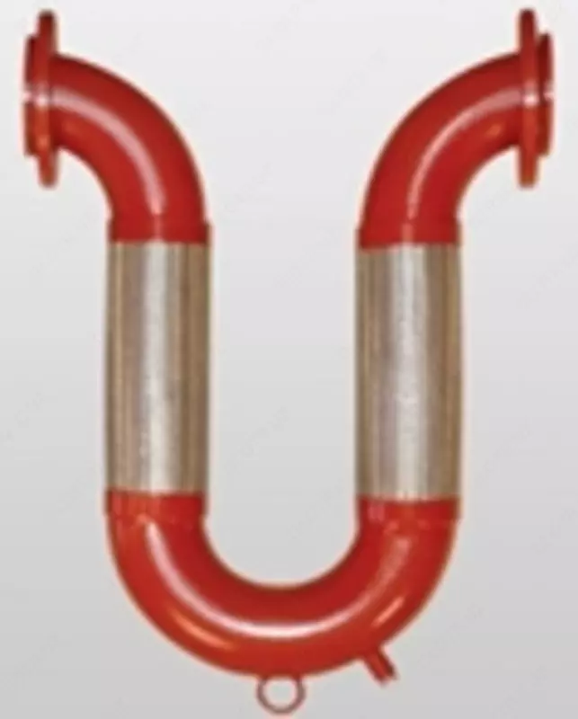 Metall ko'rgichli kengaytiruvchi bo'g'inlar Omega-Flex U-Flex Grooved (X