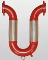 Metall ko'rgichli kengaytiruvchi bo'g'inlar Omega-Flex U-Flex Grooved (X