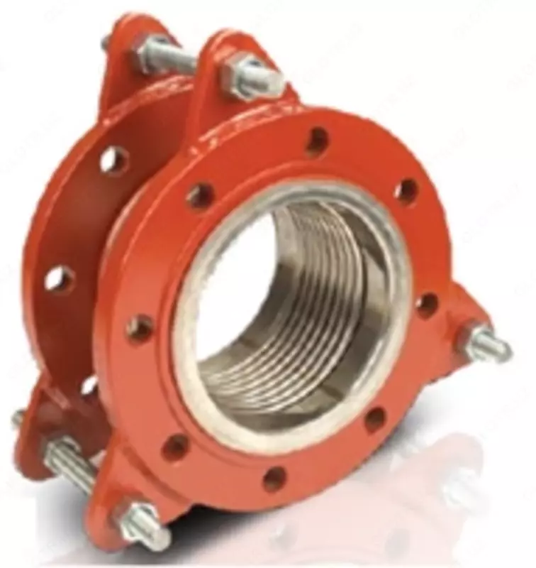 Виброгаситель с ограничительной штангой с двойной лопатой Компенсаторы MKTY-30 DN50