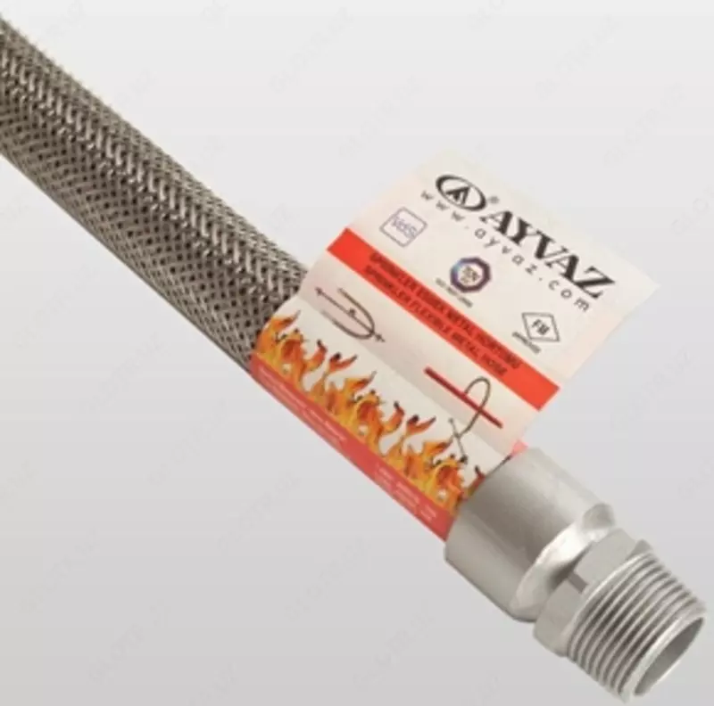 Sprinkler ulash shlangi (sprinkler ulanishi: 1/2 dyuym) DN 25 / 1000 mm