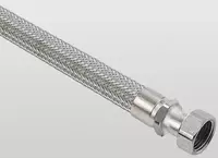 Неизолированный разъем для фанкойла — плетеного типа (внутренний диаметр: 12 мм) Ниппель 1/2 дюйма x штуцер 3/4 дюйма / 300 - 263 191.1 сум