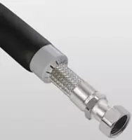 Изолированный разъем фанкойла - плетеного типа (внутренний диаметр: 12 мм) Ниппель 1/2 дюйма x штуцер 3/4 дюйма / 200