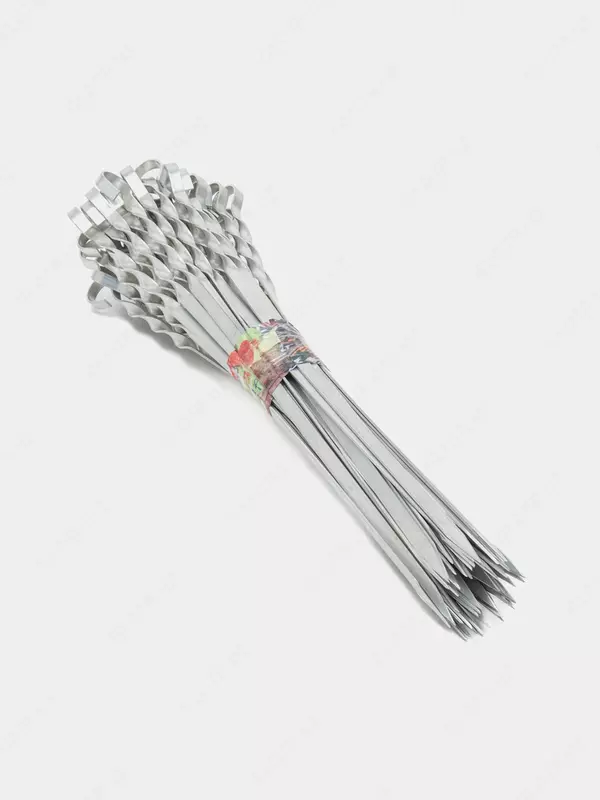 Набор шампуров крученные с кольцом 55 см