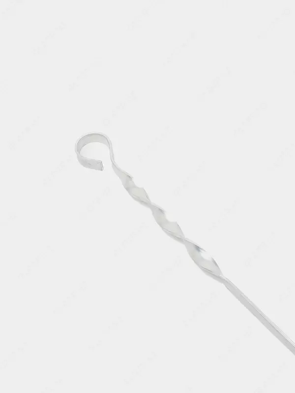 Набор шампуров крученные с кольцом 55 см