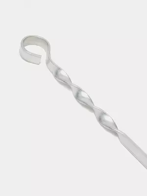 Набор шампуров крученные с кольцом 40 см