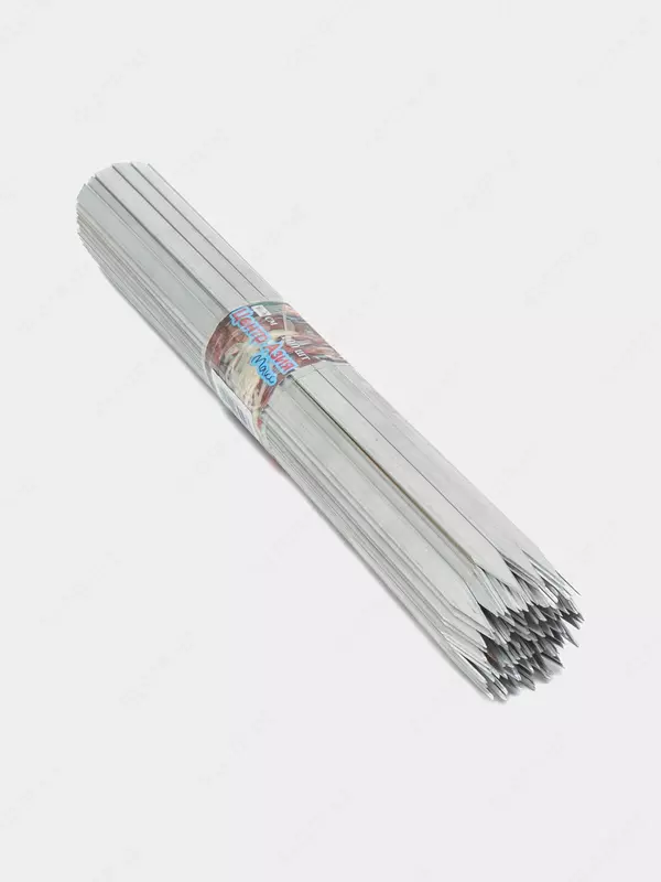 Шампуры металлические прямые 40 см, 100 шт