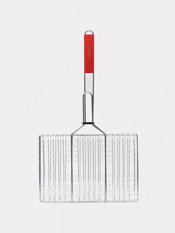 Хромированная Решетка гриль для мангала / барбекю (р-р 23 х 34 см)