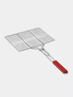 Barbekyu uchun xromlangan panjara panjarasi (olchami 30 x 43 sm)