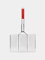  Barbekyu uchun xromlangan panjara panjarasi (olchami 30 x 43 sm) - 