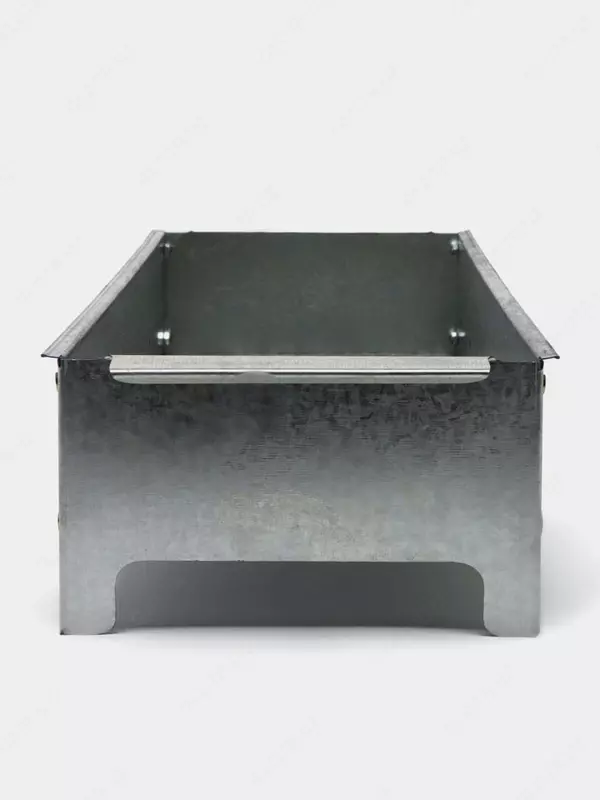 Металлический мини - мангал 52 см (Эконом) Серебристый