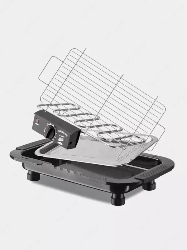 Электрический Мангал-барбекю-гриль "BBQ" 2000W (Черный)