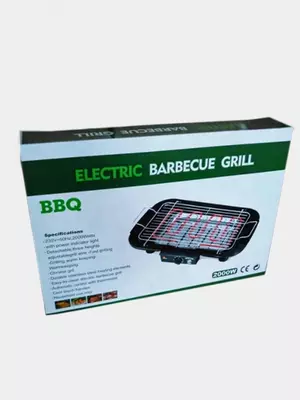 Электрический Мангал-барбекю-гриль "BBQ" 2000W (Черный) ALIK MAN