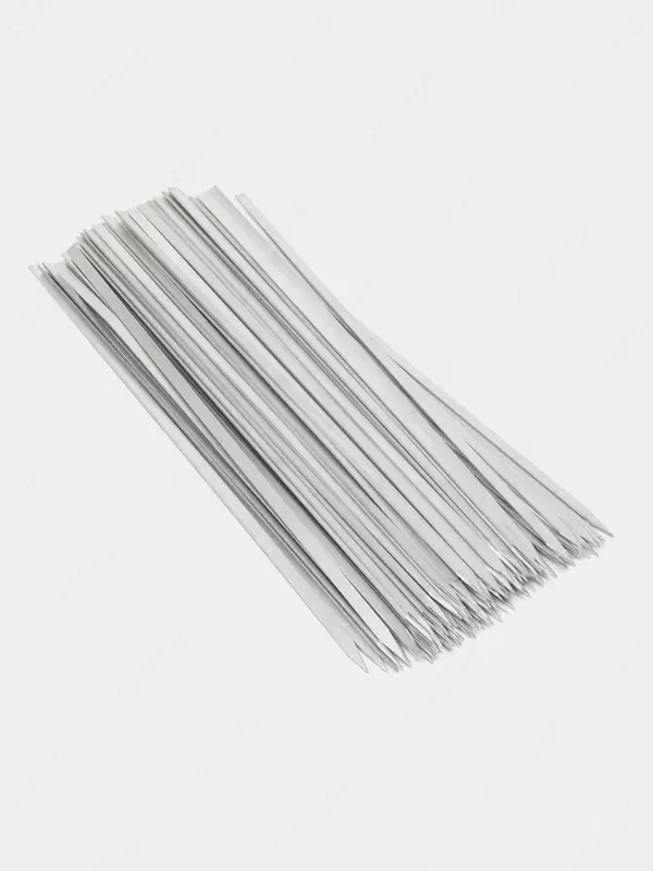 Набор металлических плоских шампуров 40 см (100 шт)