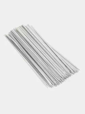 Набор металлических плоских шампуров 40 см (100 шт)