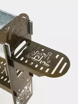 Металлический разборный мангал "Султан" 70 х 20 см - 799 000 сум / упаковка