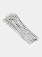 Набор металлических крученных шампуров "ALIK MAN" 40 см (50 шт)