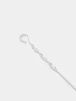 500 000 сум Набор металлических крученных шампуров с кольцом на конце "ALIK MAN" 55 см (50 шт)