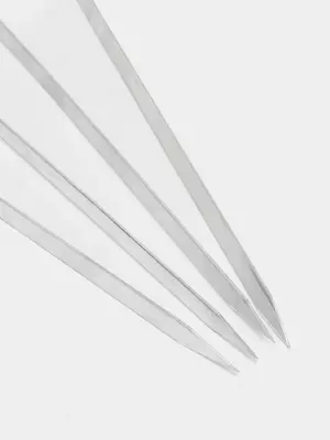 Набор металлических крученных шампуров с кольцом на конце "ALIK MAN" 45 см (4 шт) - 41 000 сум / упаковка