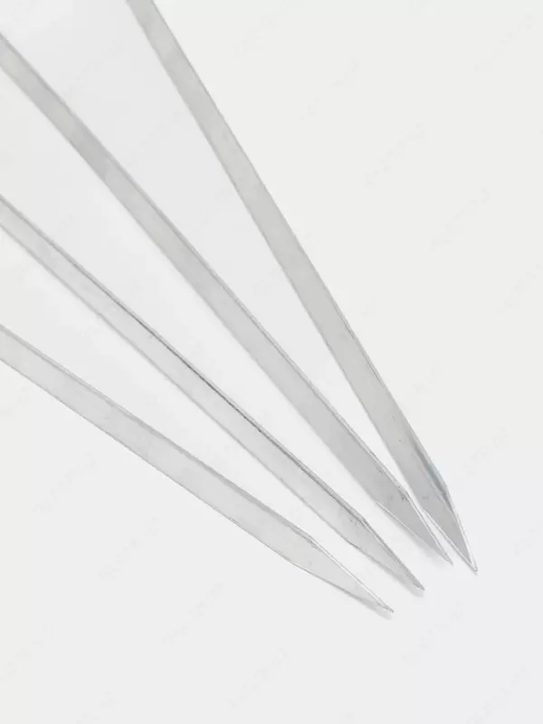 Набор металлических крученных шампуров с кольцом на конце "ALIK MAN" 45 см (4 шт) - 41 000 сум