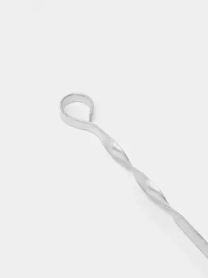 Набор металлических крученных шампуров с кольцом на конце "ALIK MAN" 45 см (4 шт) ALIK MAN