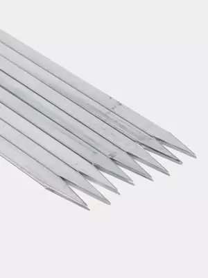 85 000 сум / упаковка Набор металлических плоских шампуров "Max" 50 см (8 шт)