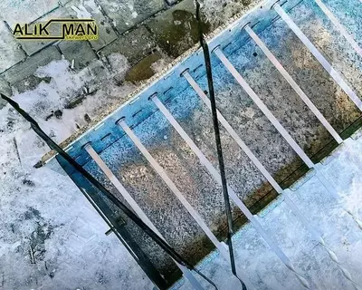 Металлический мангал "Карусель" 54 см (Серебристый)