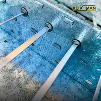 Металлический мангал "Карусель" 54 см (Серебристый) - 355 000 сум