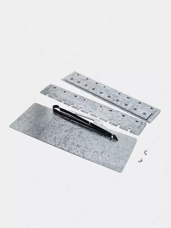 Металлический мангал "Карусель" 54 см (Серебристый)