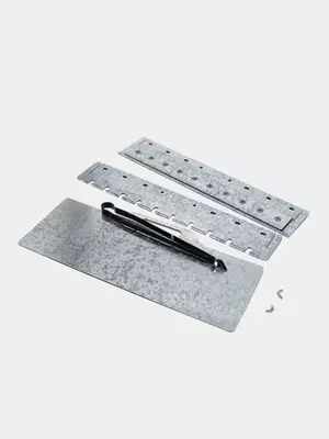 Металлический мангал "Карусель" 54 см (Серебристый)