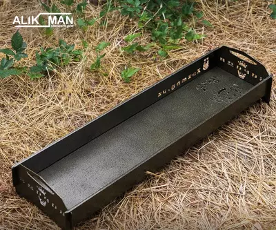 Кованый разборный мангал "Борода" 80 х 20 см