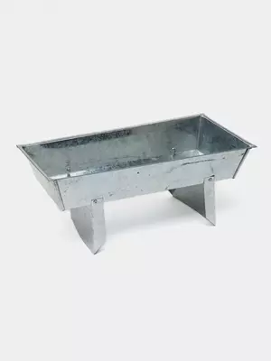 Металлический мини - мангал 45 см (Эконом) Серебристый