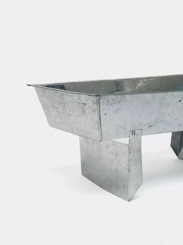 Металлический мини - мангал 45 см (Эконом) Серебристый