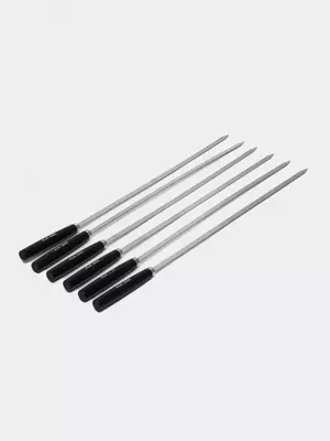 Набор шампуров "Alikman" с деревянной ручкой 55 см (6 шт)