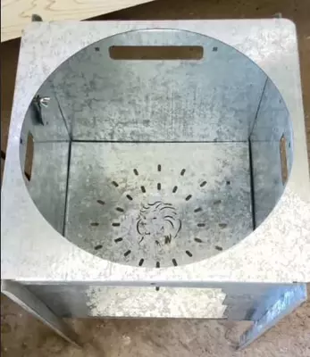 Металлическая разборная печь (Серебристая) - 408 000 сум / шт.