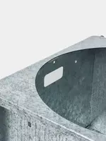 Металлическая разборная печь (Серебристая) Только в розницу