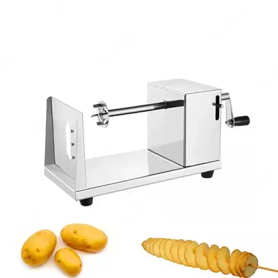 Ручная картофелерезка "Спиралька" (Серебристая) ALIK MAN