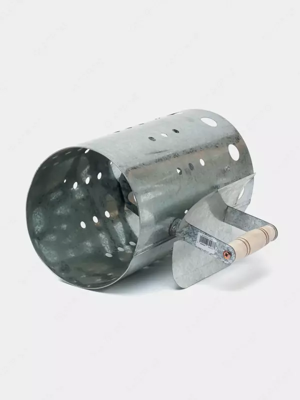 Металлическая топка-мангал для розжига угля (Серебристая) Кружка