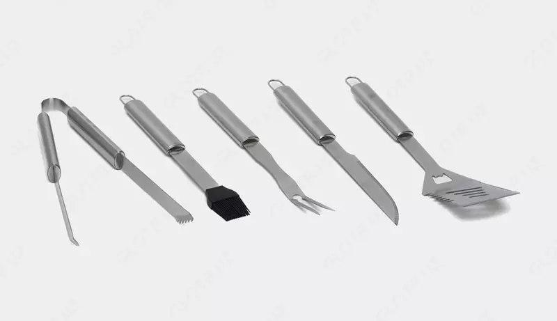 Набор инструментов для барбекю (5 предметов)