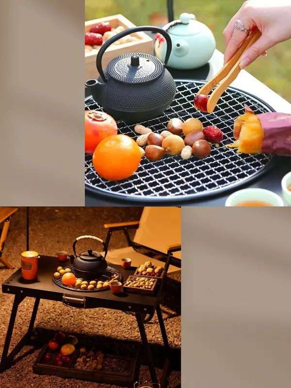 барбекю на столе