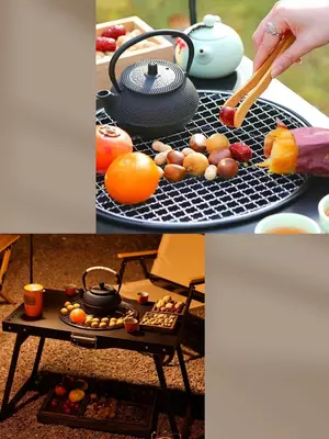 барбекю на столе