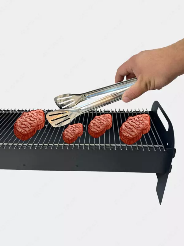 Мангал разборный, с аксессуарами, M-1, 60 × 20 см.