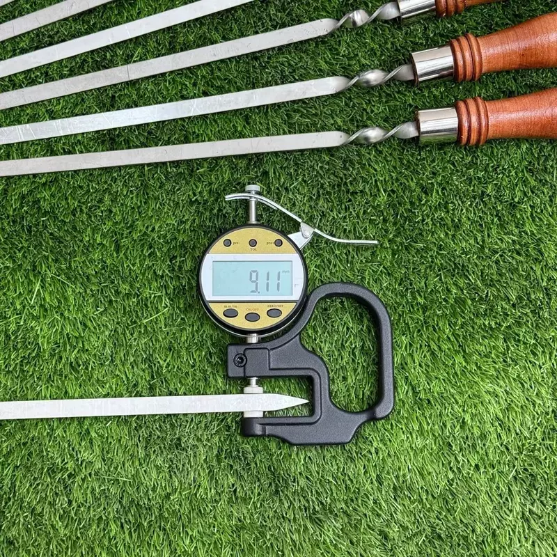 Чехол из кожи (подарочный) для шампуров с ручкой