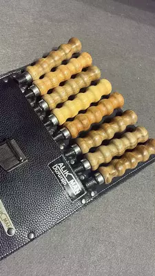 Чехол из кожи (подарочный) для шампуров с ручкой