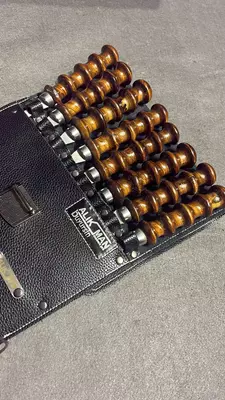 Чехол из кожи (подарочный) для шампуров с ручкой