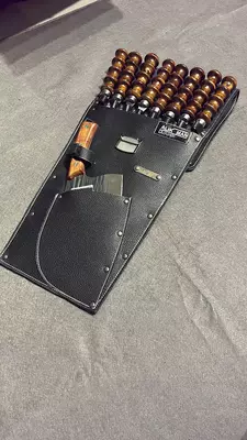 Чехол из кожи (подарочный) для шампуров с ручкой